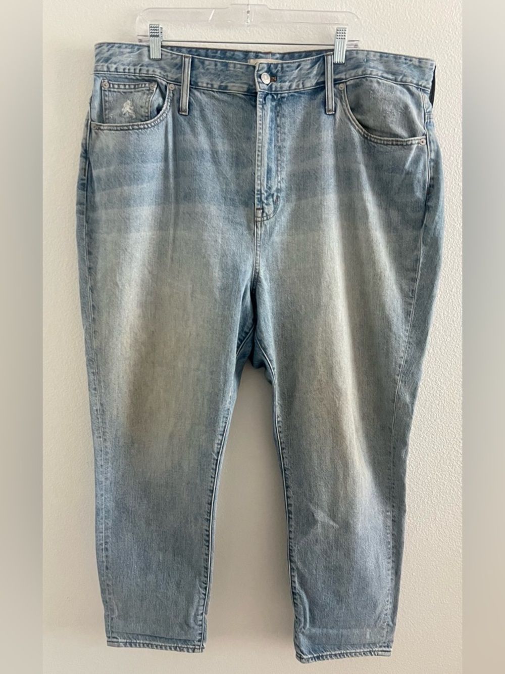 Madewell Light wash curvy perfect vintage jean plus size 35
